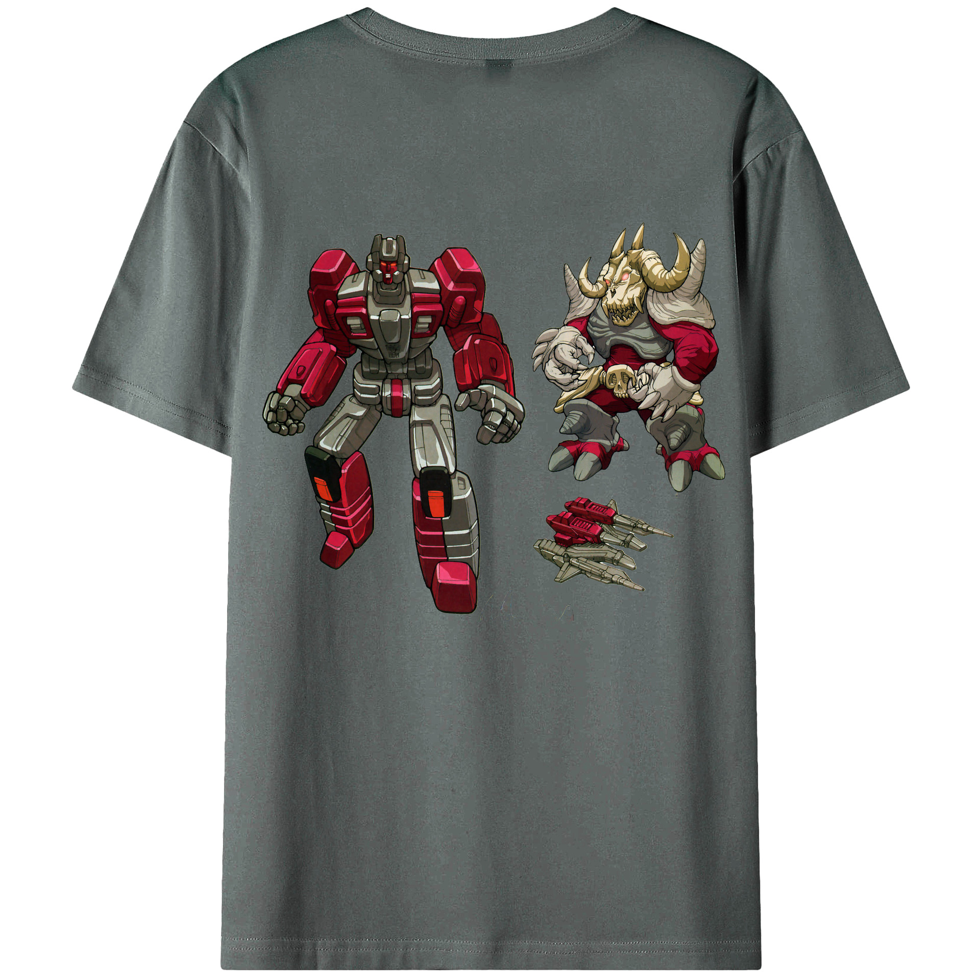 （画像用）  綿100％ メンズ半袖Tシャツ（バックプリント） 通気性